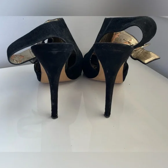 ๐(2 for $15)๐ Sam Edelman Black Suede Heels (Please Read Description) - Picture 4 of 13